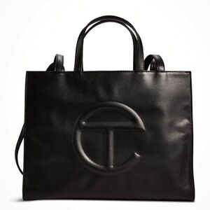 Telfar Classic Black Medium Shopper